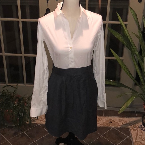 Theory Dresses & Skirts - THEORY dress wool bottom with pockets